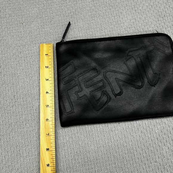 Fenty Beauty Makeup Bag Half Zip Clutch Pouch Designer Neoprene Logo - Picture 4 of 7